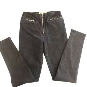 Reformation Niki Jean High Rise Zipper Fly Black Denim Women Size 27